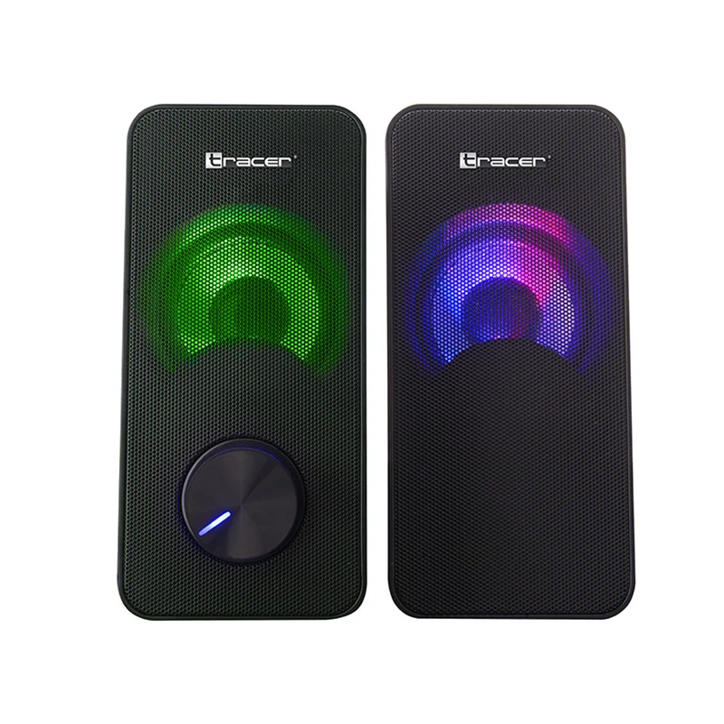 Tracer-Lautsprecher, RGB-Hintergrundbeleuchtung, 6 W RMS, USB-Netzteil, Loop