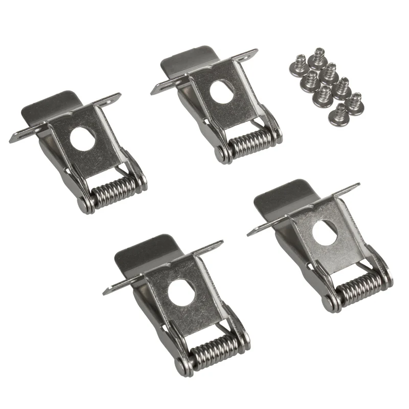 4x Federklemmen Montage-Set für LED Panel Befestigungsclips Montageset Einbaukit Befestigungsmaterial