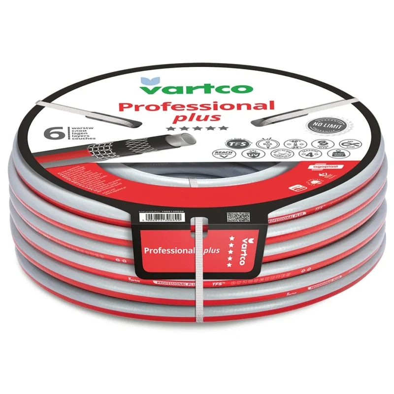 Vartco Professional Plus 1" 10m 6-lagiger Gartenschlauch