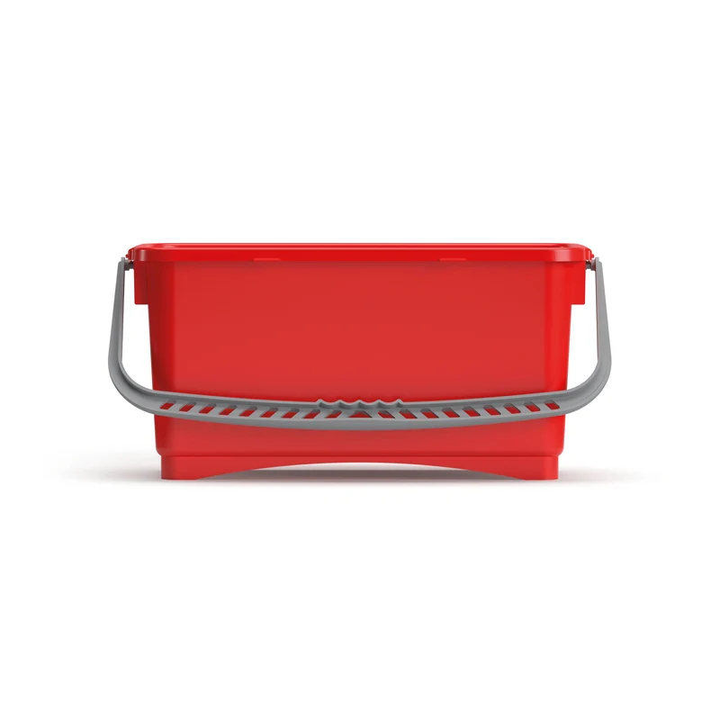 20 L RECHTECKIGER EIMER, ROT