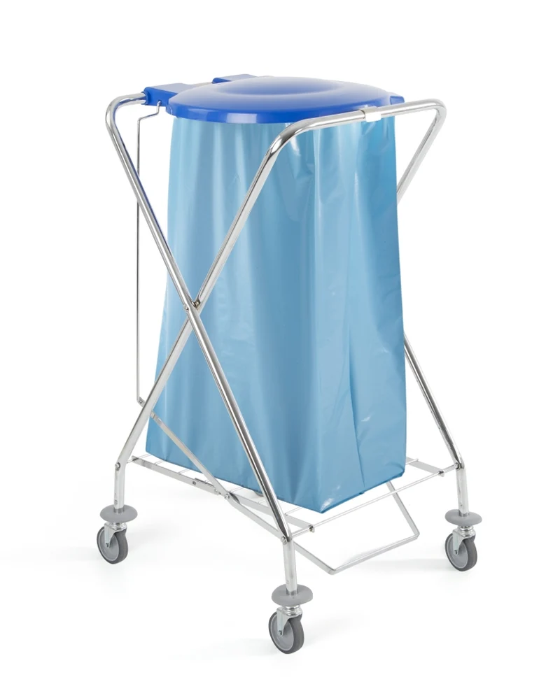 TTS Trolley com Pedal e Tampa 120L