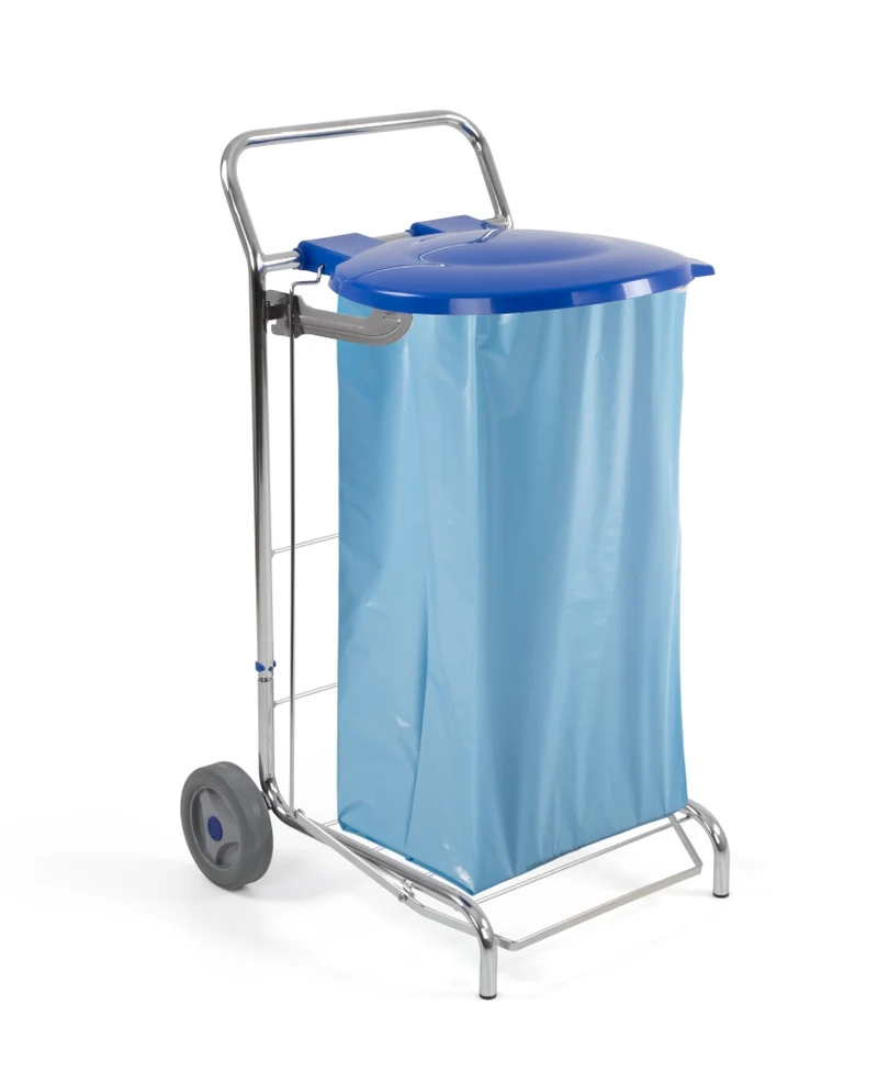 TTS Trolley de Recolha de Lixo Exterior 120L