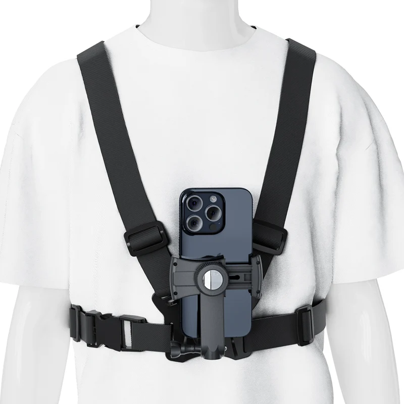 Maclean Sports Phone Harness, universal, für Handy, Kamera, GoPro und andere Kameras, schwenkbare Halterung, MC-294