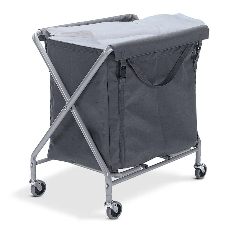 NUMATIC NX1501 – Carro para Roupa com Saco Lavável de 150L e Estrutura Dobrável Compacta