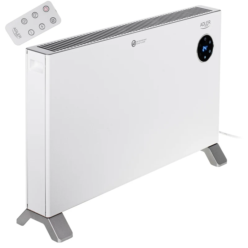 Konvektorheizung Adler, LED-Anzeige, Fernbedienung, 3 Heizstufen, Thermostat, max 2000W, AD 7752