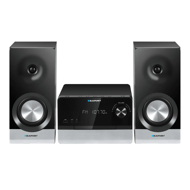 Blaupunkt Mikrofon, CD, USB, FM Radio, Bluetooth, Fernbedienung, Uhr mit Weckfunktion, MS40.2BT