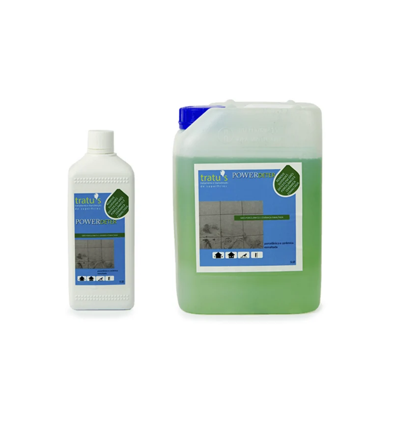 TRATU'S POWERDETER - Limpa Pavimentos com Pinturas e com Resinas Epoxídicas