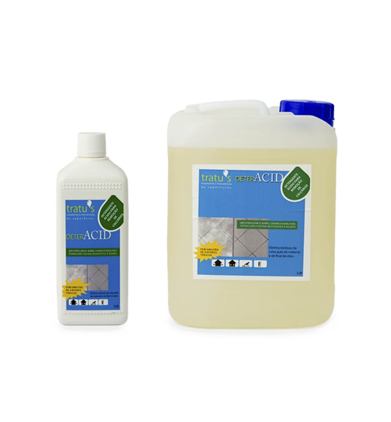 TRATU'S DETERACID - Detergente Desincrustante Ácido para Pavimentos