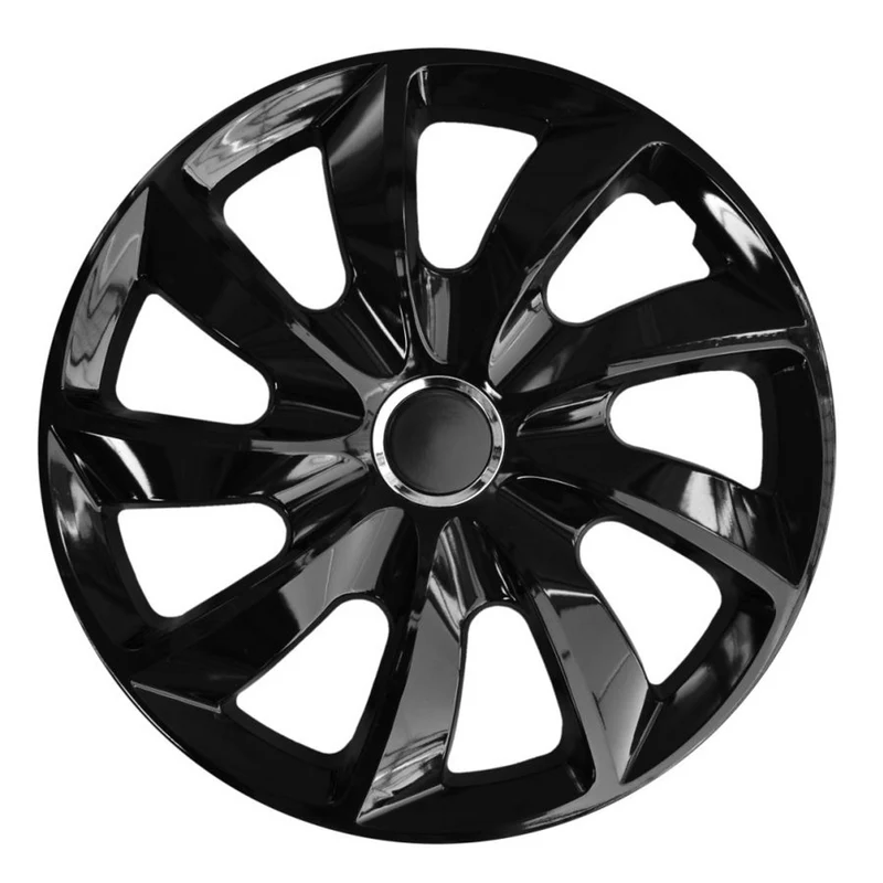 STIG Radzierblenden 4 x Universal Radkappen Schwarz 4er Set (Stig S - 17")
