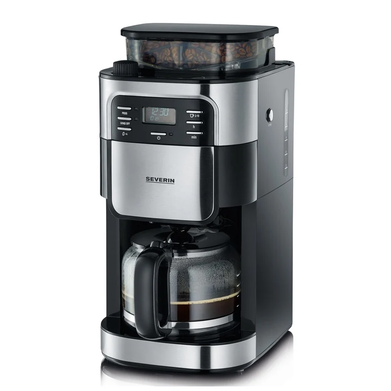 Severin Kaffeeautomat KA4810 schwarz/Edelstahl- gebürstet