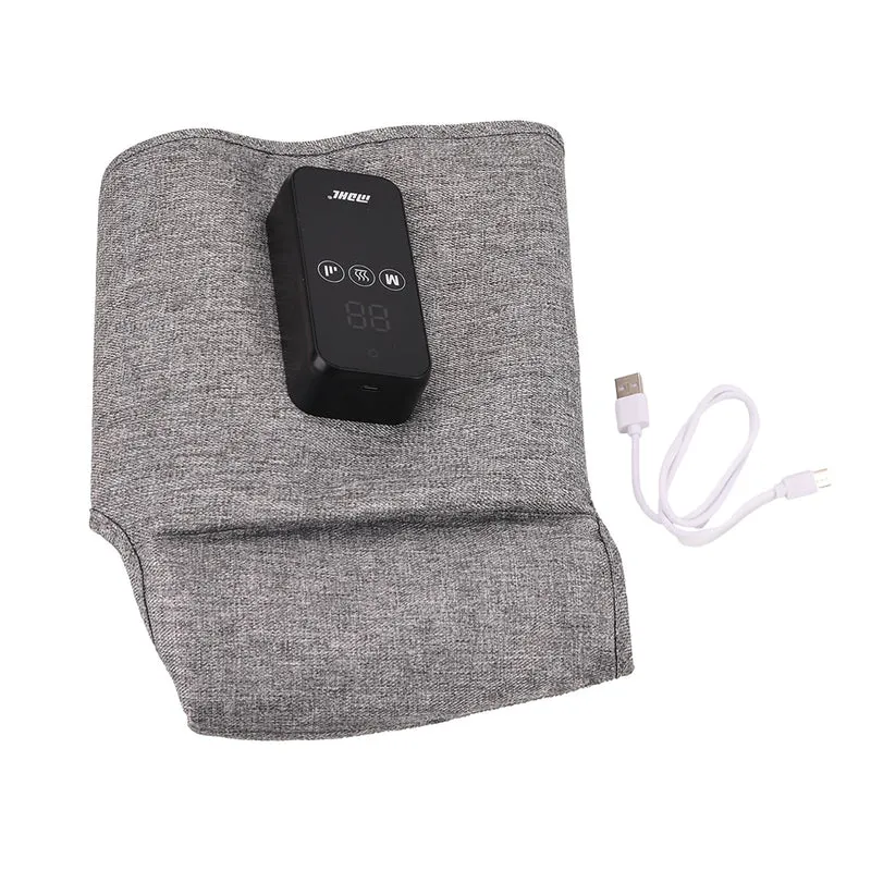 Pneumatischer Bein-Massager mit 3 Modi, 3 Intensitätsstufen und 5 Heizstufen, 31x9x24 cm