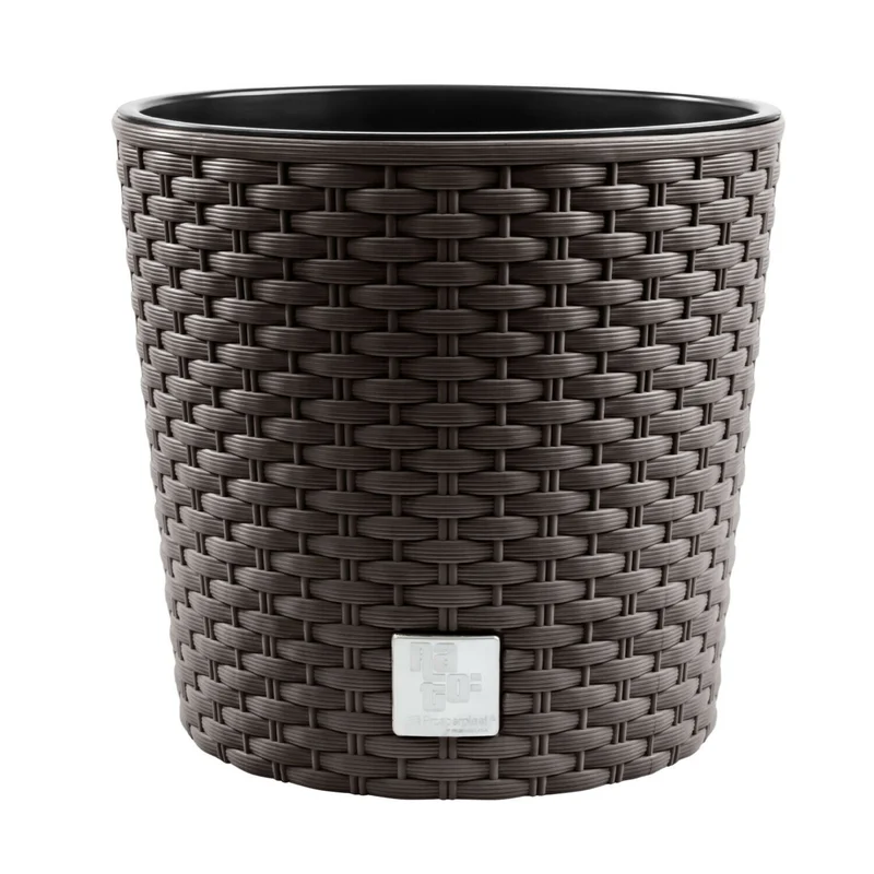Blumentopf mit Einsatz Prosperplast Rato Round DRTUS250L-440U - Farbe umber