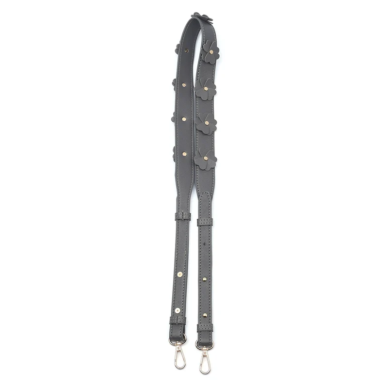 PU Handtaschen-Riemen, 100x3 cm, Grau