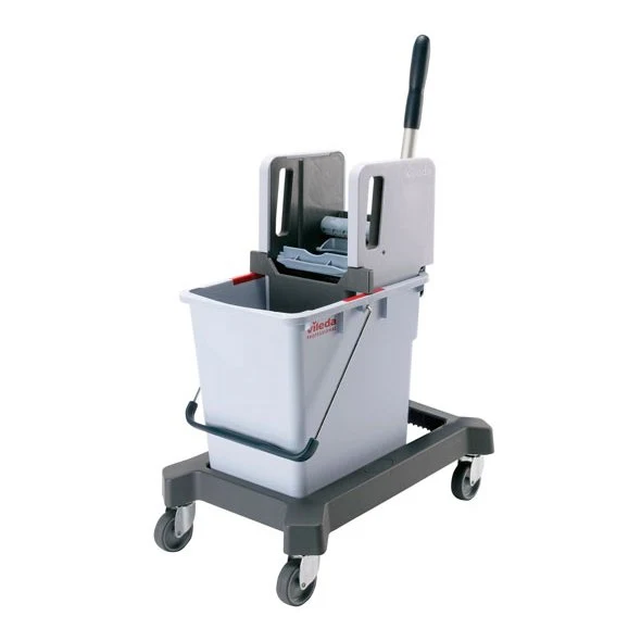 VILEDA Carro de Limpeza com Prensa Vertical – Balde 25L com Rodas