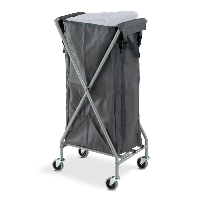 NUMATIC NX1001 – Carro para Roupa com Saco Lavável de 100L e Estrutura Dobrável para Armazenamento Compacto