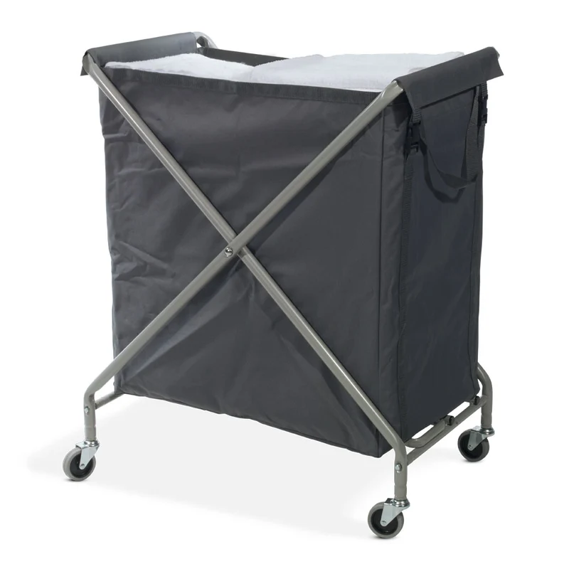 NUMATIC NX2401 – Carro para Roupa com Saco Lavável de 240L e Estrutura Dobrável Compacta