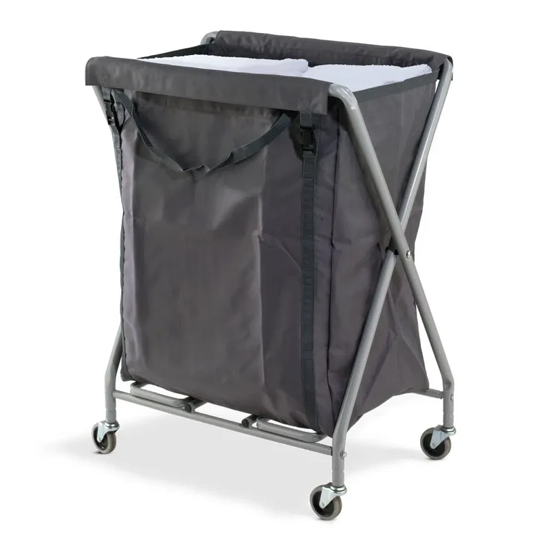 NUMATIC NX2001 – Carro para Roupa com Saco Lavável de 200L e Estrutura Dobrável Compacta