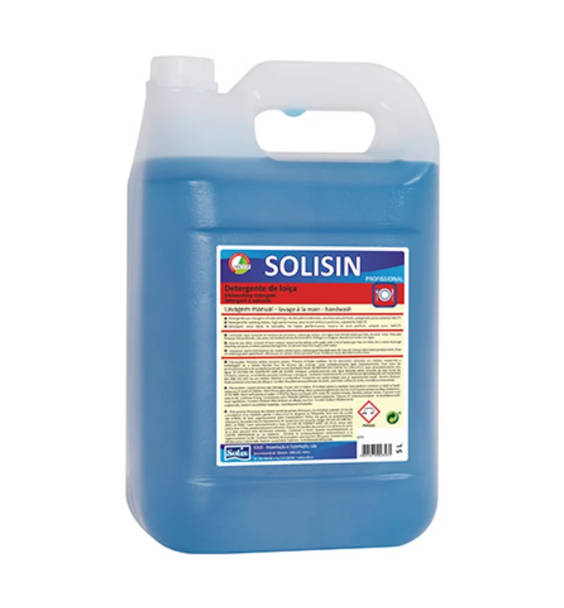 SOLIS SOLISIN Detergente de Loiça – Lavagem Manual com Propriedades Higienizantes 5L
