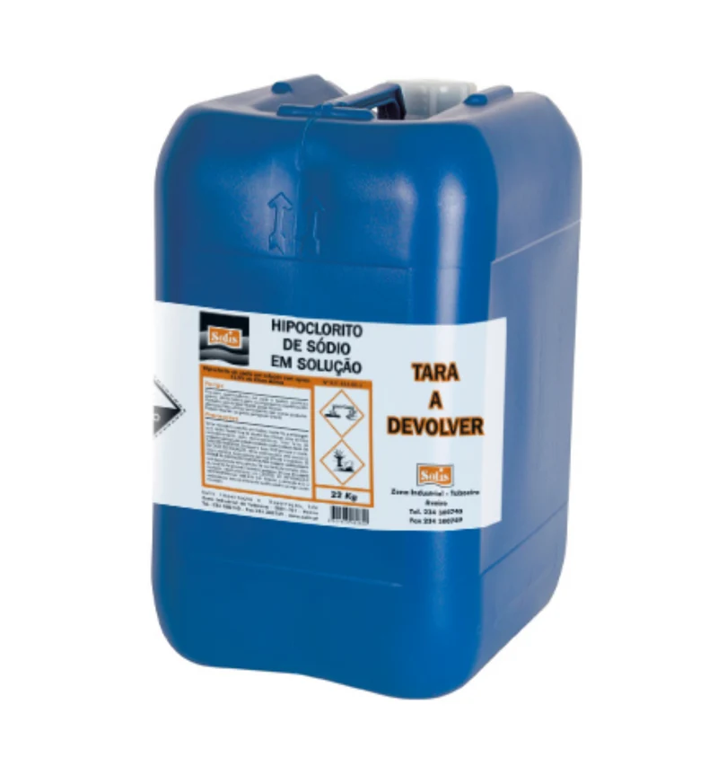 SOLIS Hipoclorito de Sódio – Solução Branqueadora com 13,5% Cloro Ativo 22kg