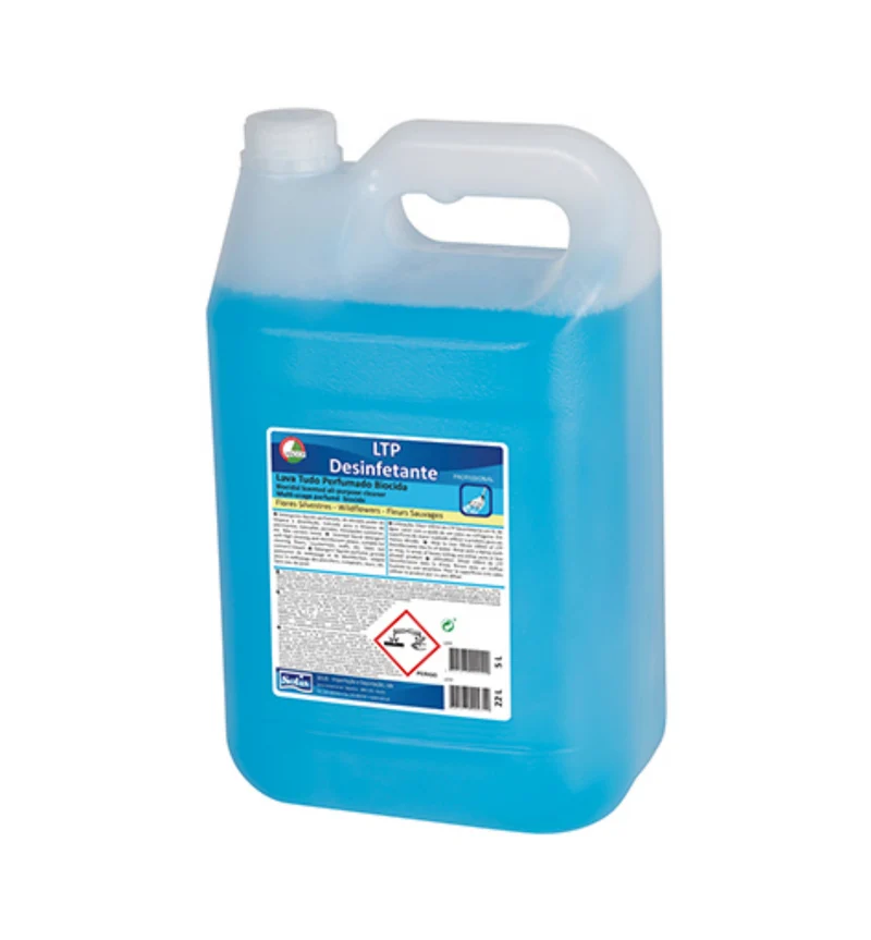 SOLIS Detergente LTP Desinfetante Perfumado Biocida – Líquido Bactericida com Alto Poder de Limpeza e Desinfeção