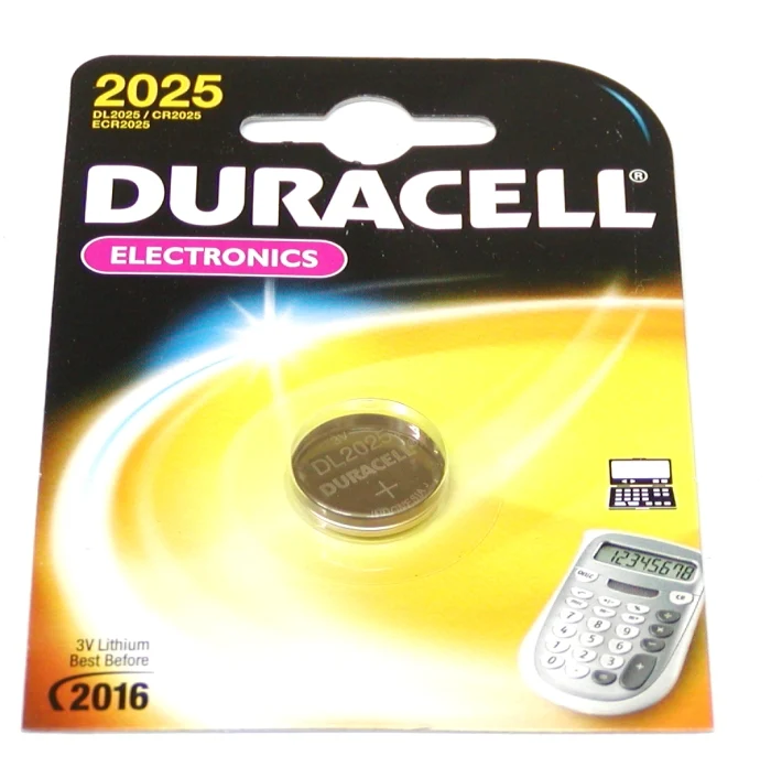 CR-2025 3V DURACELL DL2025 / CR2025 Lithiumbatterie
