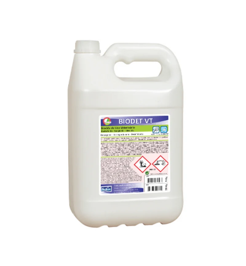 SOLIS Desinfetante Biodet – Biocida Concentrado de Uso Veterinário com Ação Bactericida, Fungicida e Virucida (5L)