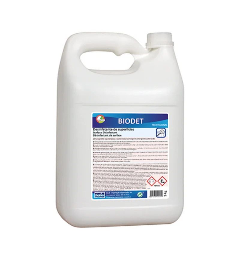 SOLIS Desinfetante Bactericida Biodet – Detergente Sem Perfume com Ação Antimicrobiana Profunda 5kg