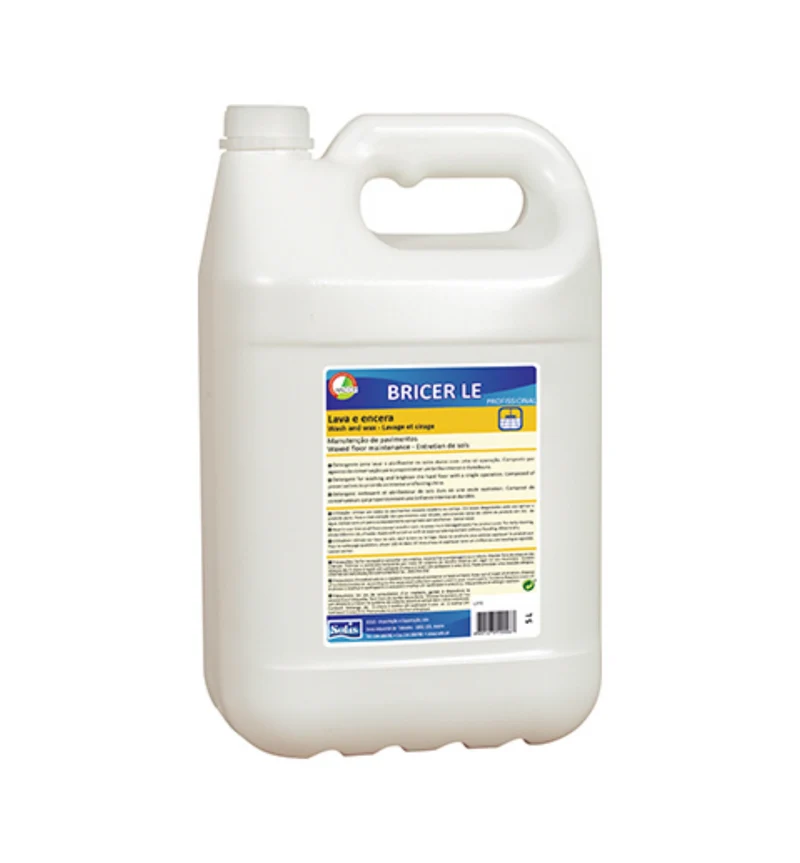 SOLIS Bricer LE – Produto 3 em 1 para Lavar, Abrilhantar e Conservar Pavimentos 5L