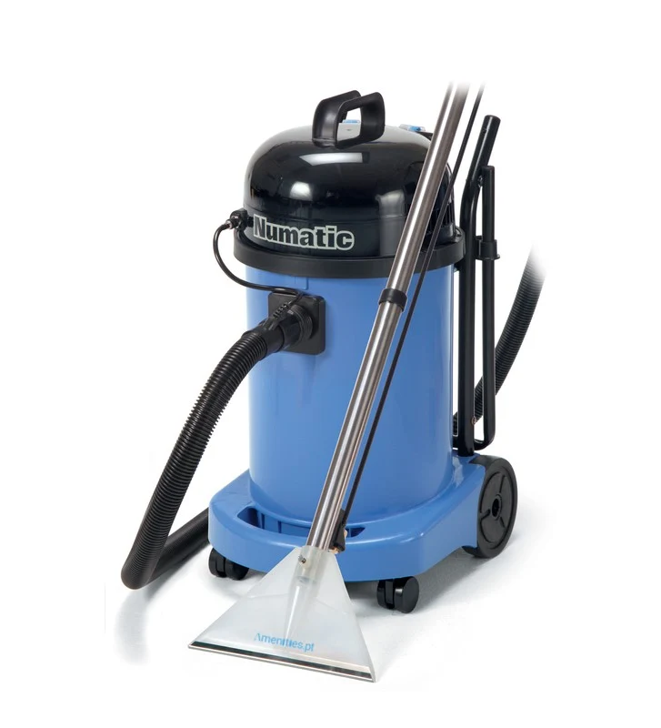 NUMATIC CT470 – Aspirador Injeção/Extração Profissional com Motor TwinFlo e Sistema PowerFlo - Limpa Estofos Alcatifas Sofás Colchões