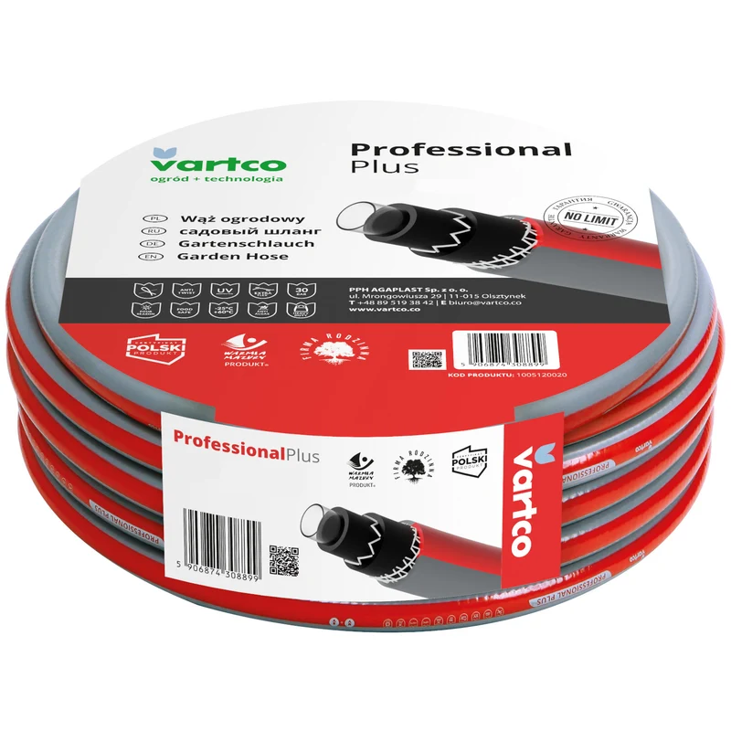 6-lagiger Wasserschlauch Gartenschlauch Gartenbewässerung Flexibel Flexischlauch UV-beständig Torsion-Free System 30 Bar 3/4" 20m