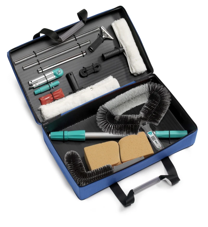 TTS Maleta com Kit Completo para Limpeza de Janelas