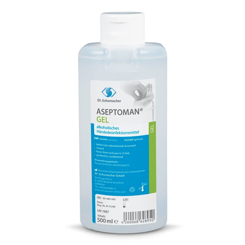 Aseptoman Gel Alkoholisches Händedesinfektionsgel