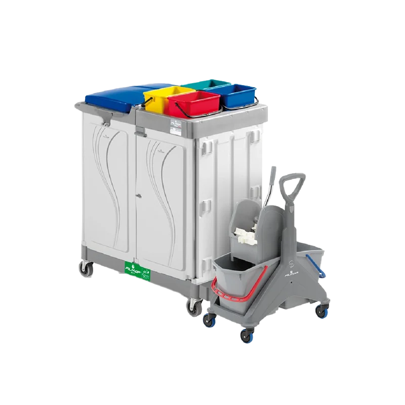FILMOP Carro Multiusos ALPHA 0801114 com Porta-Sacos Removível e Espremedor Integrado
