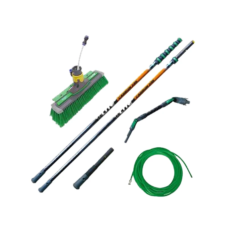 UNGER Kit Completo Cabo Telescópico Extensível nLITE Carbono 24K 11,90 m para Limpeza de Vidros e Fachadas