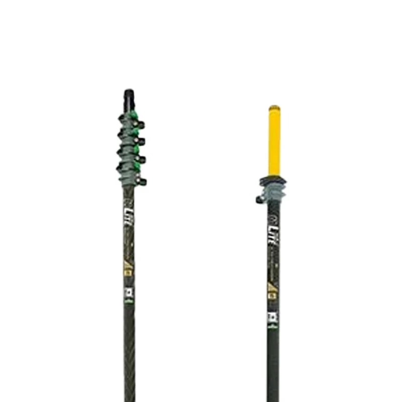 UNGER Cabo Telescópico Extensível nLITE Connect Ultra HiMod Carbono Limpeza de Vidros