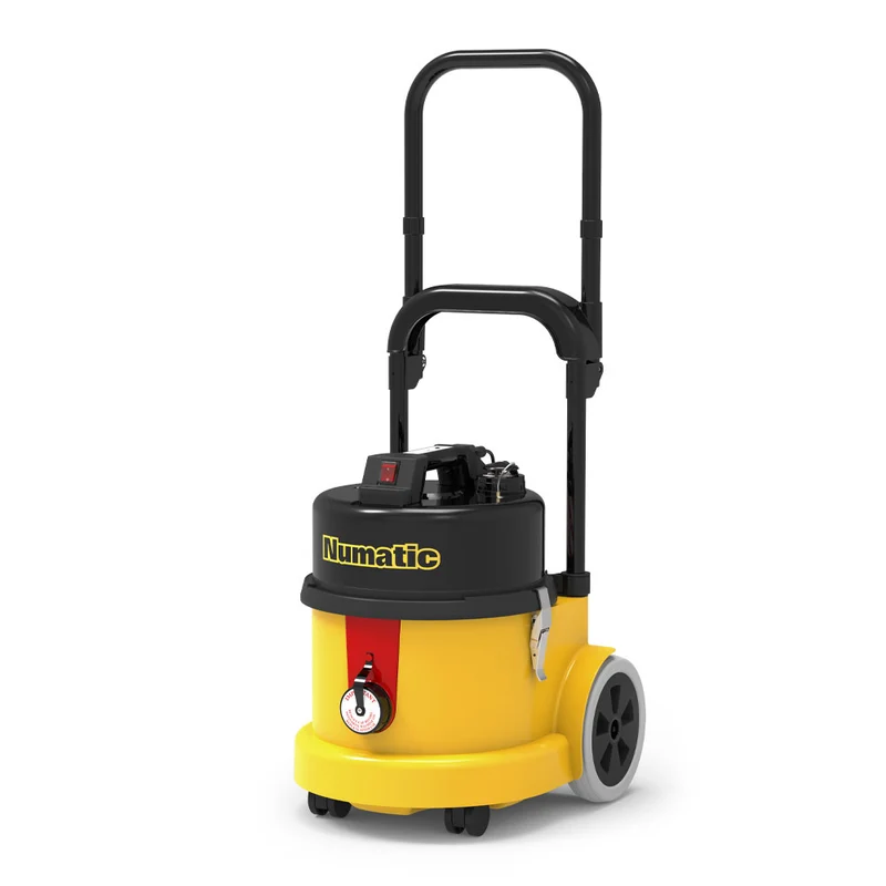 NUMATIC HZ390L – Aspirador Profissional para Materiais Perigosos com Filtro HEPA H13, Alça Extensível e Estrutura Reforçada