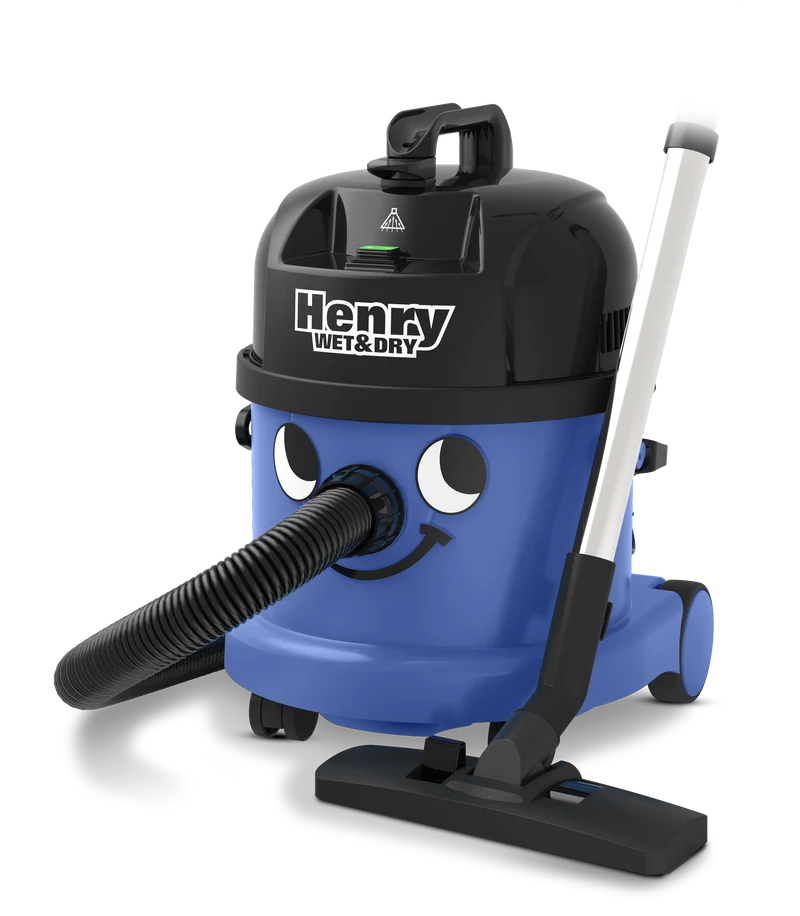 NUMATIC Henry Wet & Dry – Aspirador de Pó e Líquidos com Motor Twinflo Potente de 1060W