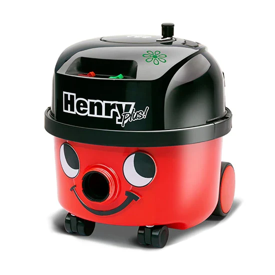 NUMATIC Henry Plus – Aspirador de Pó Premium com Tubos em Aço Inox, Alta Eficiência e Sistema HEPA