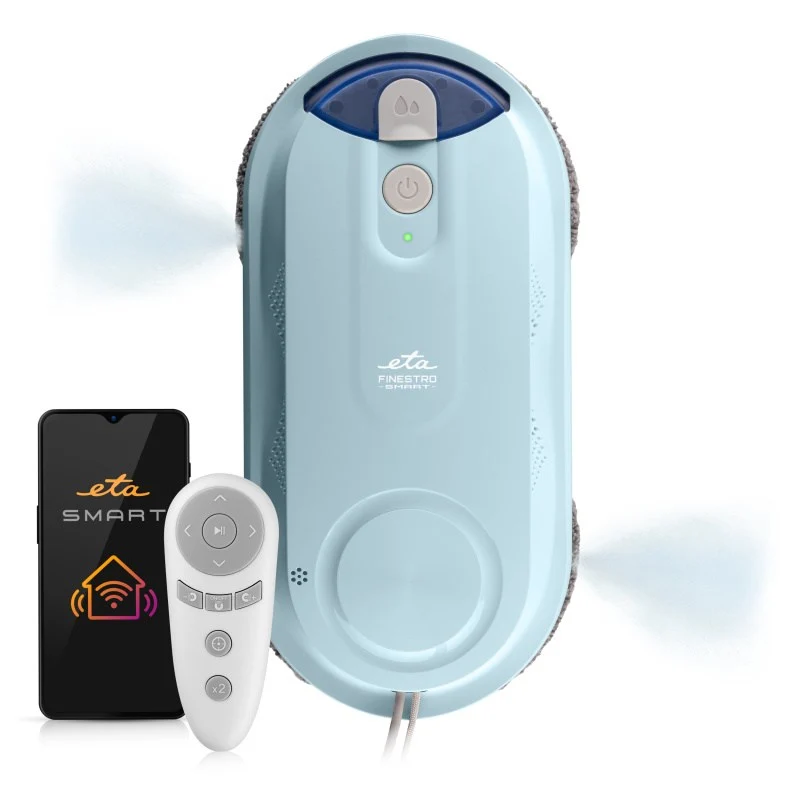 Fensterputzroboter ETA Finestro Smart 6329 90000 hellblau