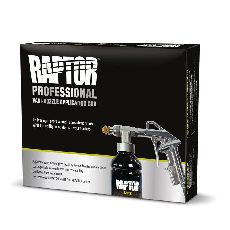 RAPTOR Professional LINER VARI-NOZZLE Pistole mit verstellbarer Düse