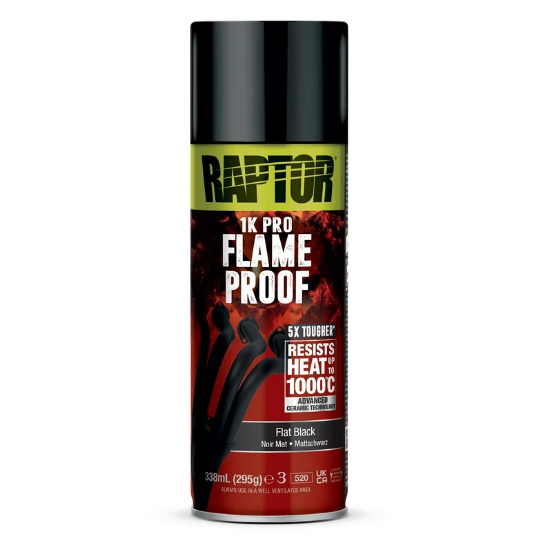 RAPTOR 1K Flame Proof Spraydose – hitzefest bis 1000 °C (Farbwahl)