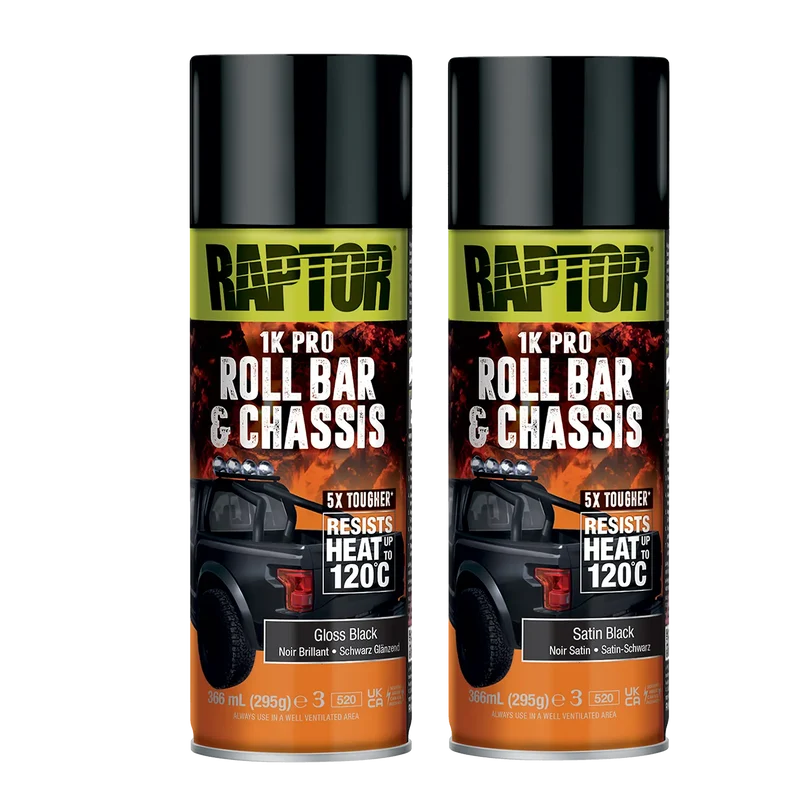 RAPTOR Roll Bar & Chassis Lack Ultimativer Schutz für Überrollbügel & Fahrgestell