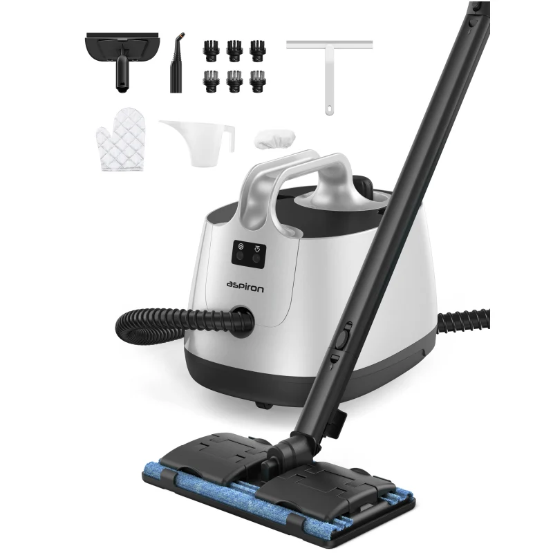 ASPIRON® Portable Multipurpose Steam Cleaner CA019, 5 Mins Heating WM