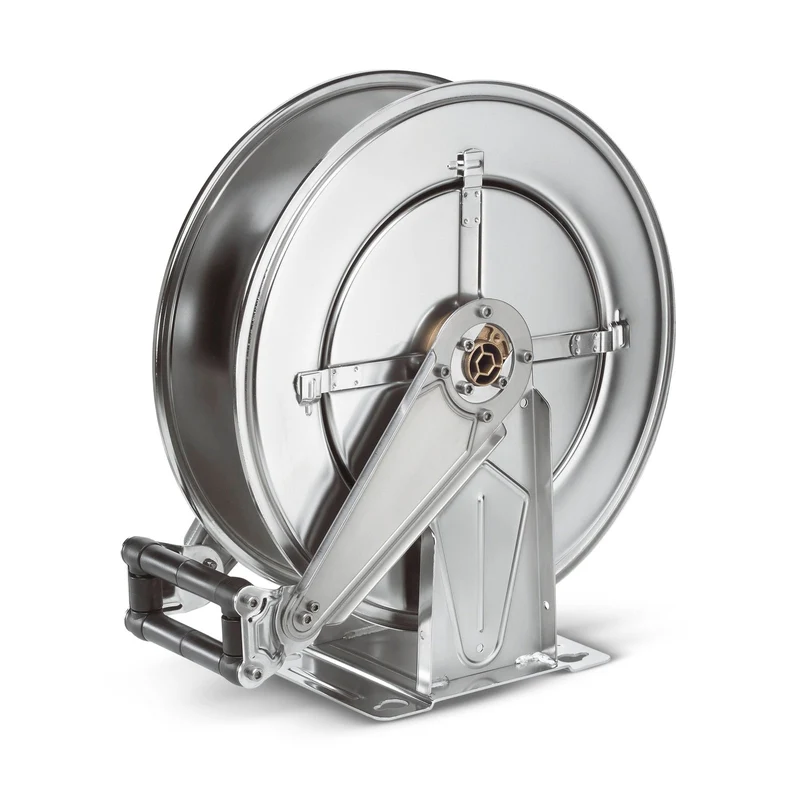 Automatische Schlauchtrommel, Edelstahl, 20 m