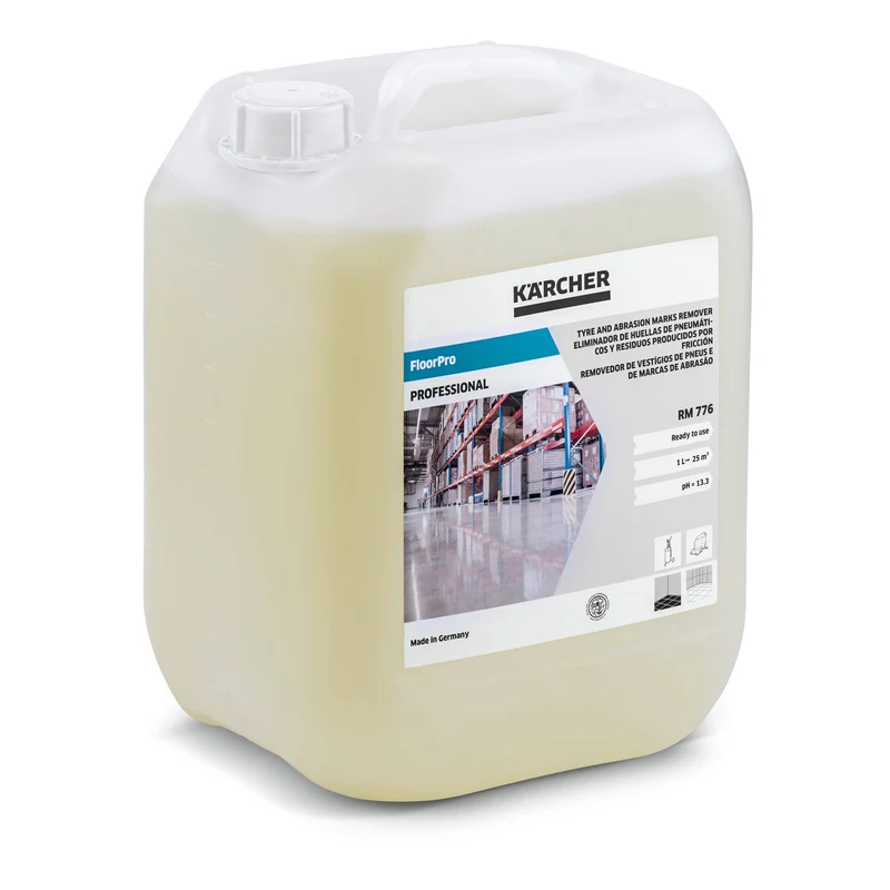Hochalkalischer FloorPro Reifen- und Abriebspurenentferner RM 776