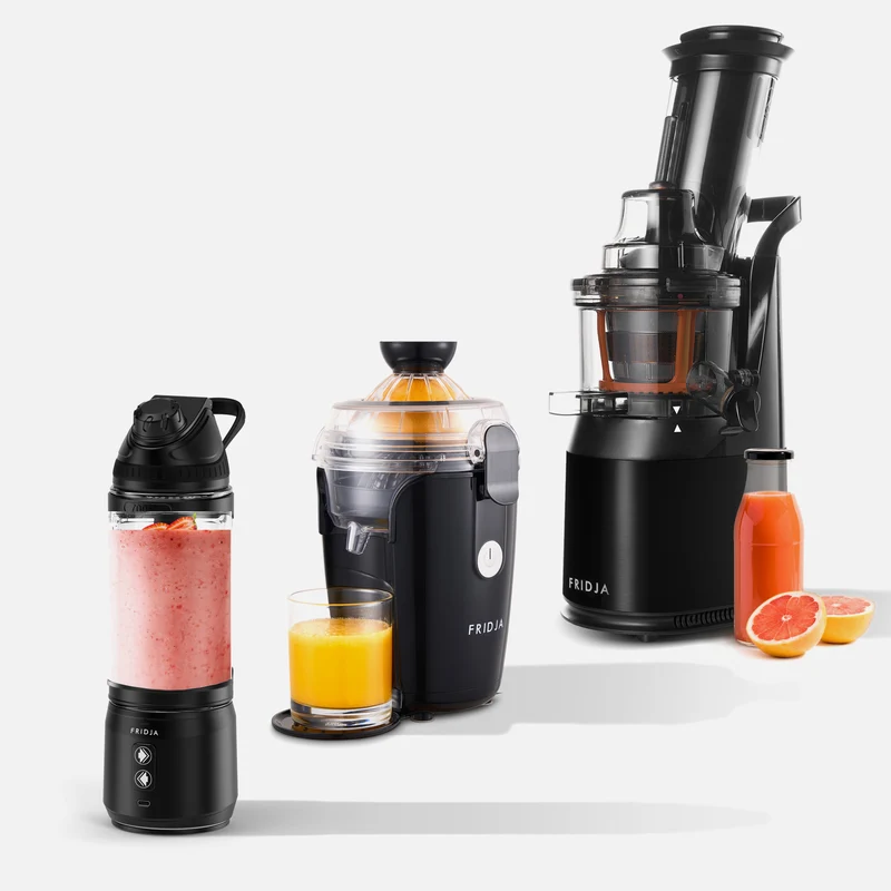 Kitchen Trio – f500 Portable Blender, f800 Citrus Juicer & f1900 Cold Press Juicer