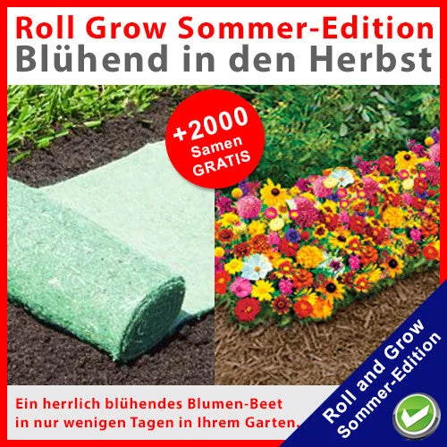 Roll n Grow - Blumenmatte