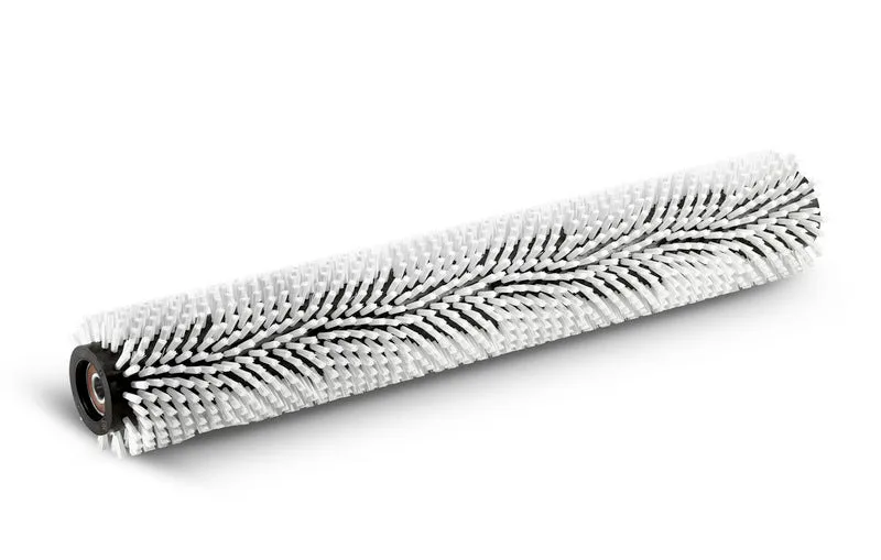 Walzenbürste, weich, weiß, 638 mm