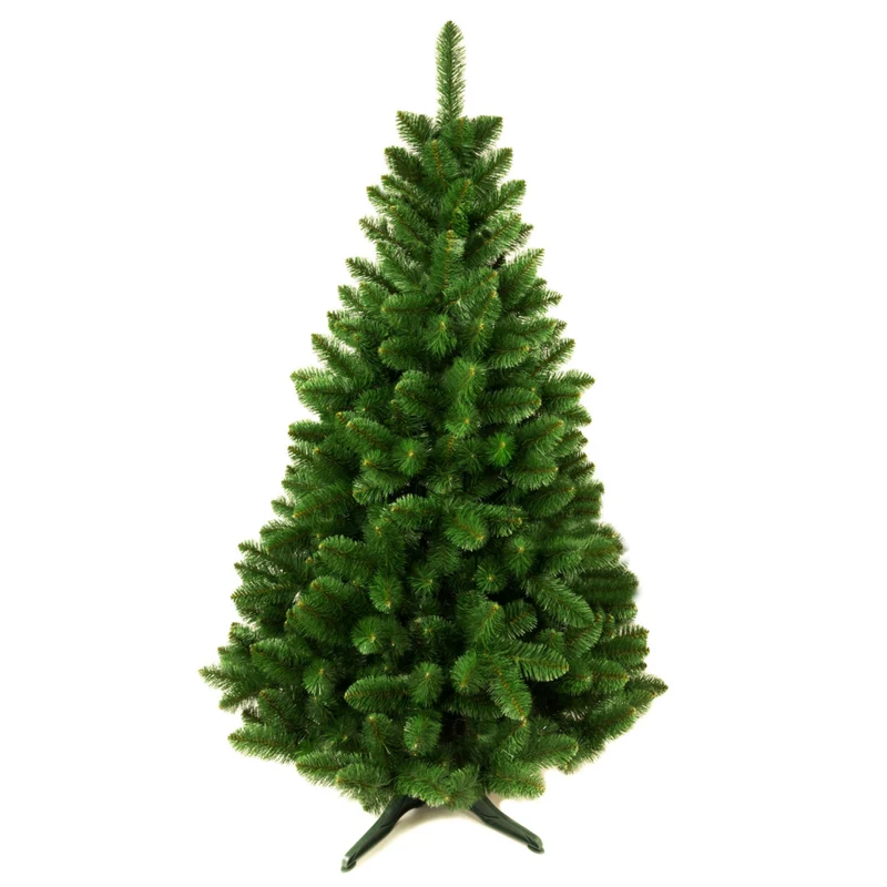Damich Künstlicher Tannenbaum Kiefer Weihnachtsdeko Christbaum Inkl. Ständer Hergestellt aus PVC-Folie 160cm