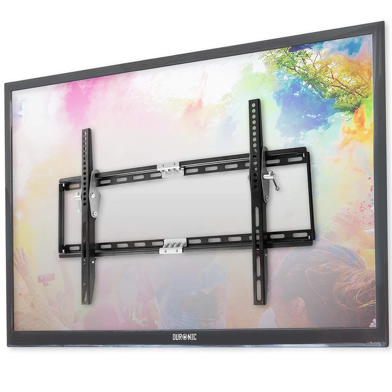 Duronic TVB777 Wandhalterung | Fernseher bis 60" Zoll | 40 kg Belastbarkeit | VESA 600 x 400, 400 x 400 | Neigbar TV Halterung | Plasma LED OLED LCD Fernsehhalterung | Monitor Flach und Curved